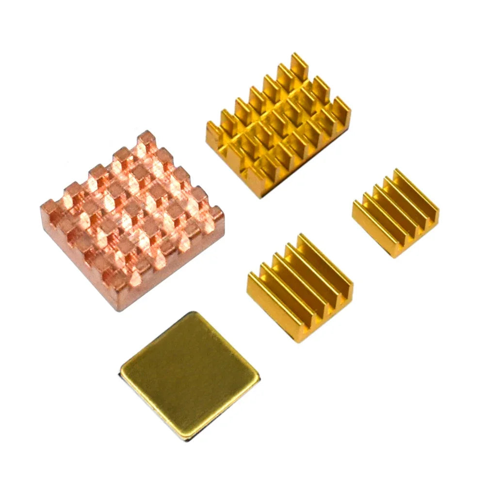 Radiator Copper Raspberry Heatsink Mini PC Raspberry Pi 4 3 2 1 Model B A Plus Processor RAM Memory Lan Chip Heat sink Cooling Quake