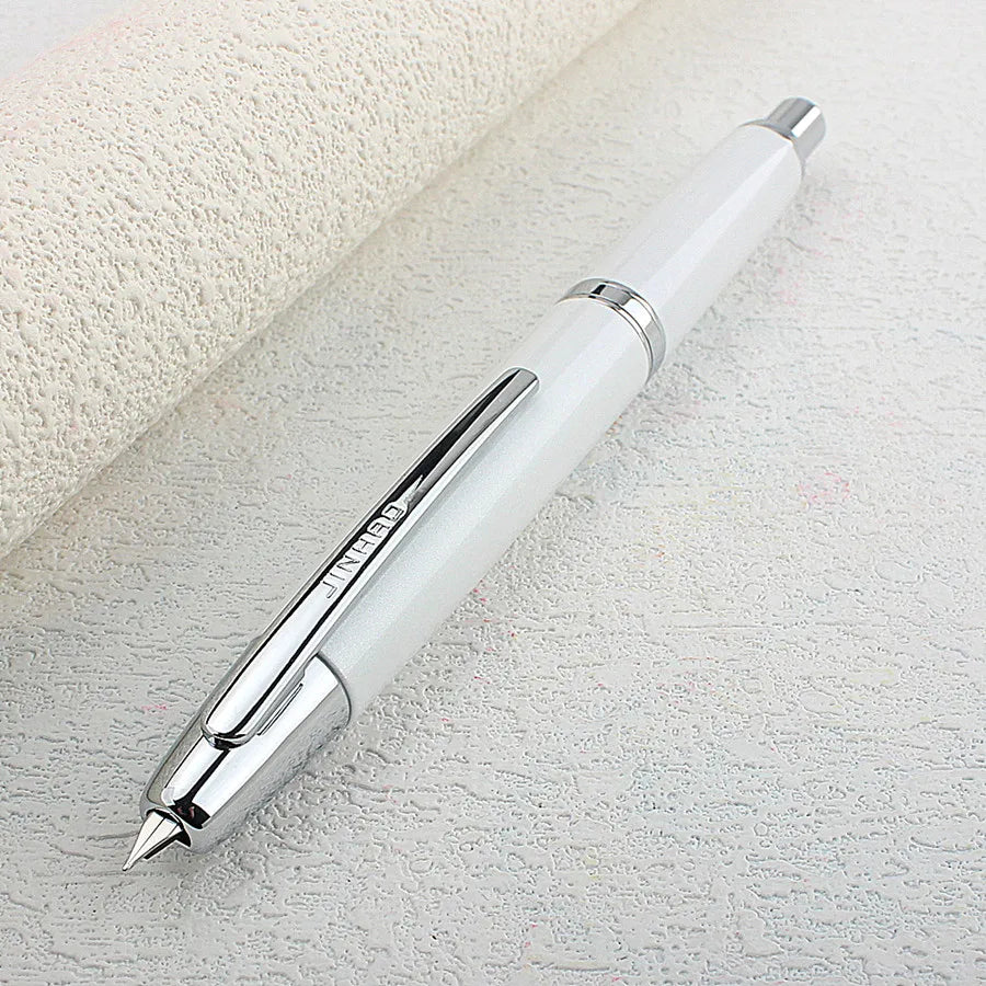 High Quality JINHAO 10 Fountain Pen EF/F Nib Stationery Office School Supplies Clicking Pen Quake 10-6 EF 0.38MM