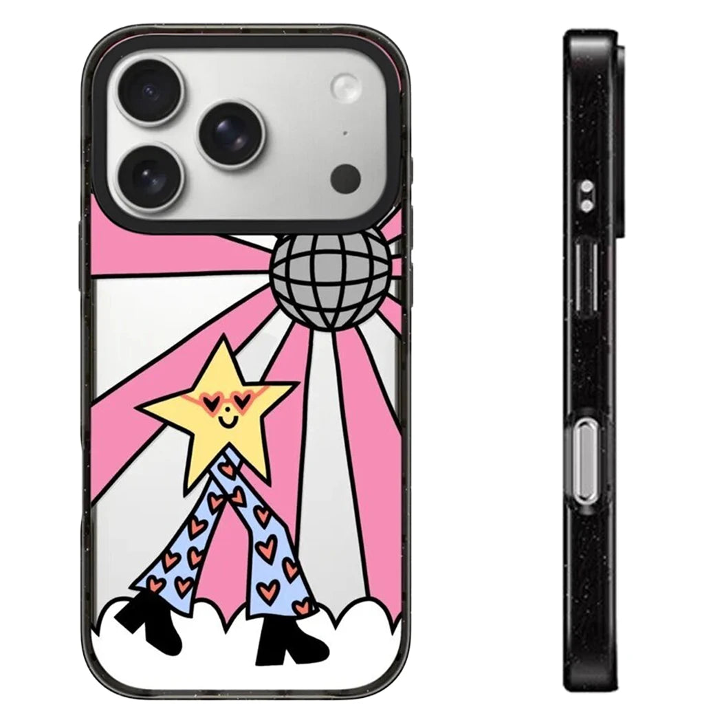 6090817 Impact Black Border Magnetic Phone Case Cover for IPhone 12 13 14 15 16 17 18 Pro Max Case Quake