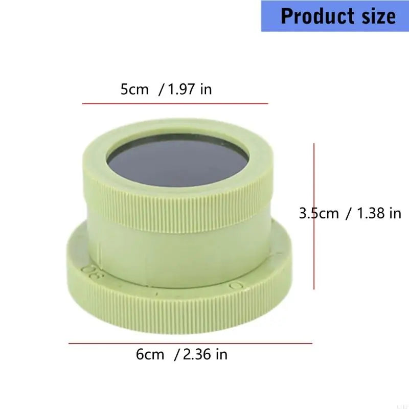 Optical Polarizer Teaching Aid Rotating Demonstrator for Classroom Optics Demonstration, Desktop Physics Polarization K1KF Quake