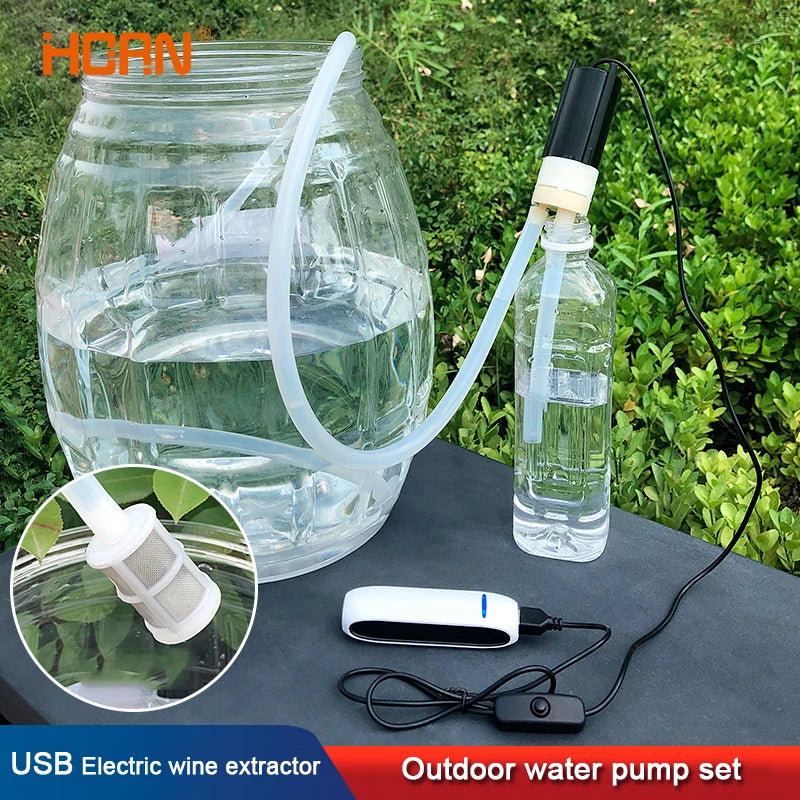 DIY High-Flow Electric Wine Pump USB Interface Peristaltic Pump Miniature Dosing Pump Peristaltic Hose Pump Electric Water Pump Quake