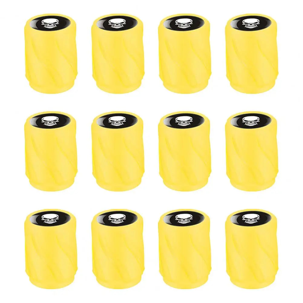Rainproof Valve Stem Cover Enhanced Visibility Tire Valve Caps Simple Installation for Universal Car Exterior Accessories Valve Quake YELLOW China Mainland