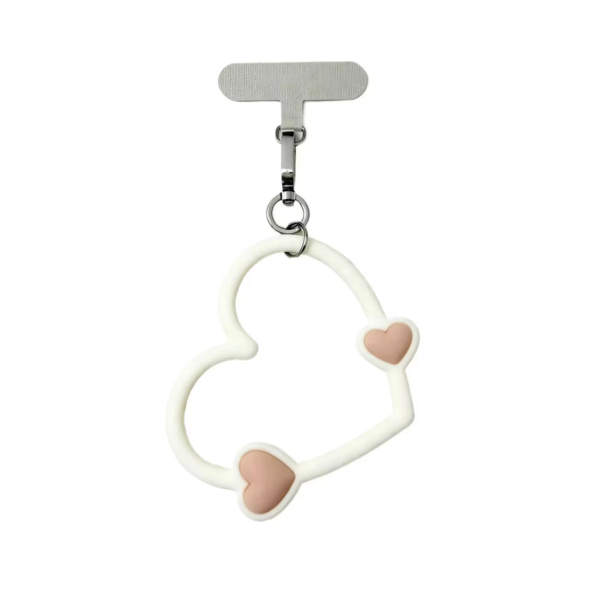 Silicone Knot Phone Charm | Heart Cherry Apple | iPhone & Galaxy