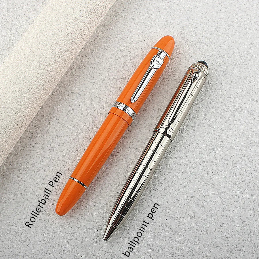 JINHAO 159 Metal Ballpoint Pen 0.7mm Retro Design Metal Material Elegant Clip Writing Office School Supplies Gift Stationery Quake 159-16