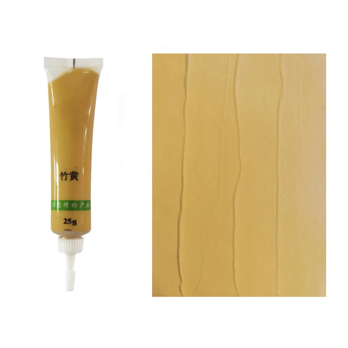 Wood Furniture Refinishing Paste Wood Floor Table Door Cabinet Scratch Fast Remover Repair Paint 27 Colors Wax For Furniture 25g Quake Bamboo Yellow