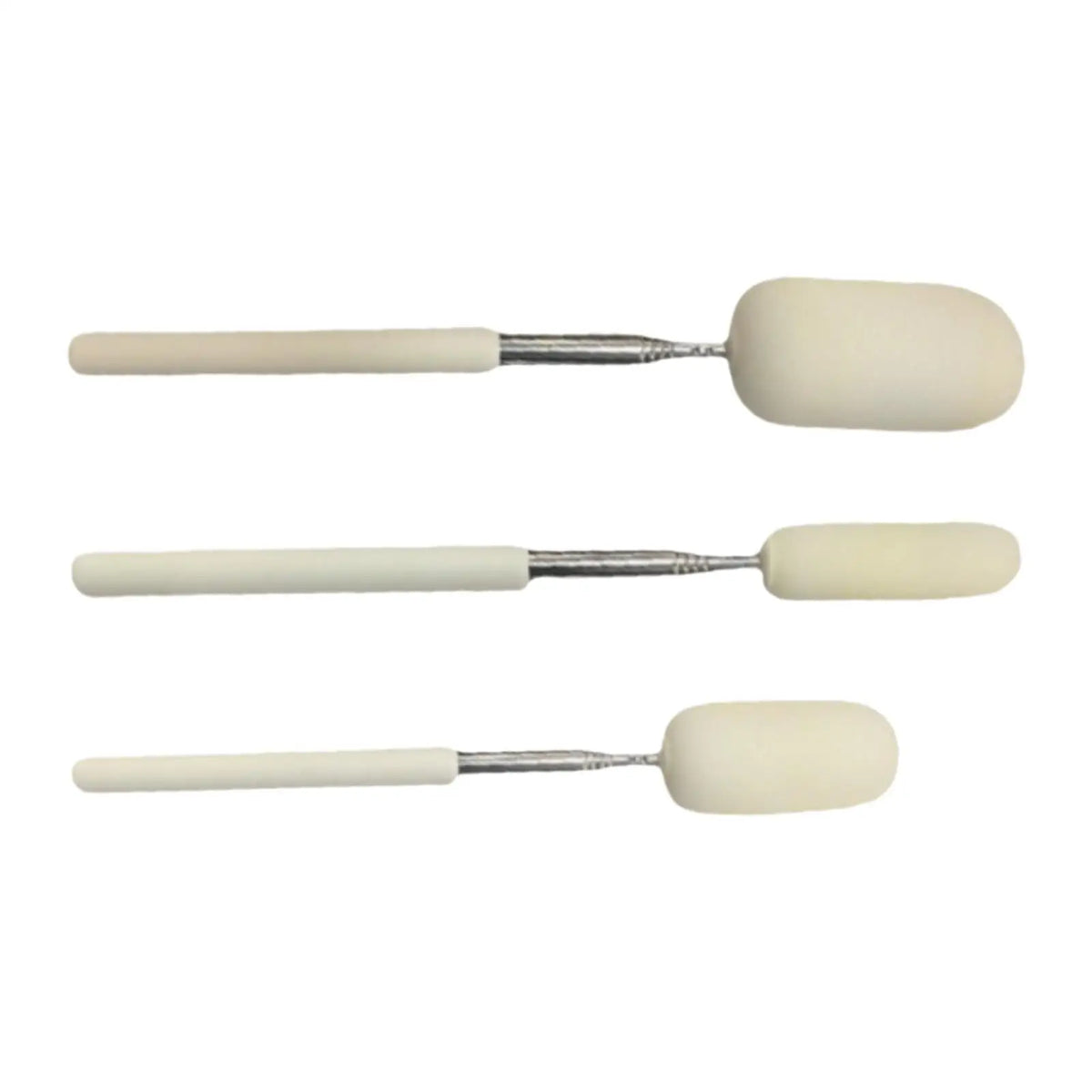 3X TElescopic sponge sticks Tools to shape the ceramic kit of ceramic tool Quake WHITE