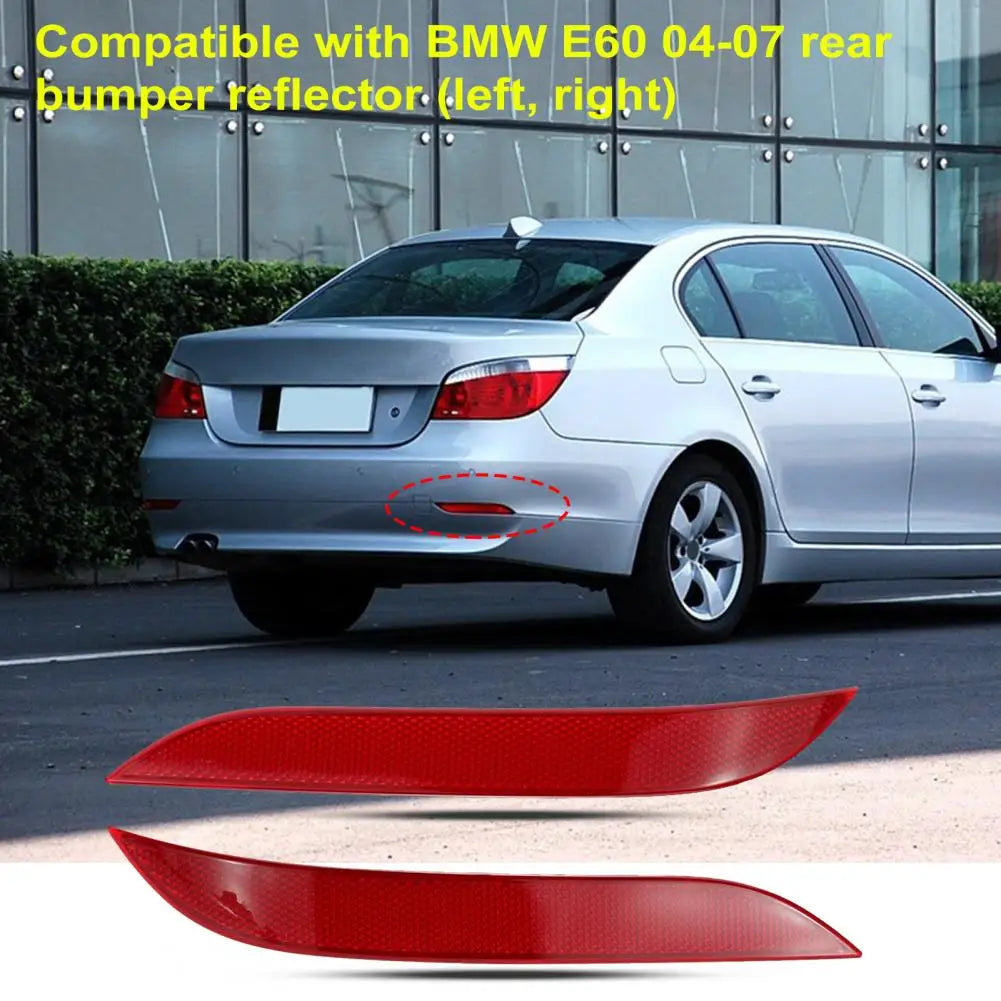 Useful Easy Installation ABS Tail False Light Reflector Dust-proof Right Left Rear Bumper Cover Reflector Quake