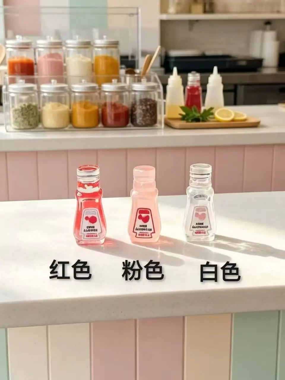 50pcs New Sweet Translucent Small Jam Resin Simulation Food Play DIY Jewelry Accessories Ornament For Kitchen Dollhouse Decor Quake