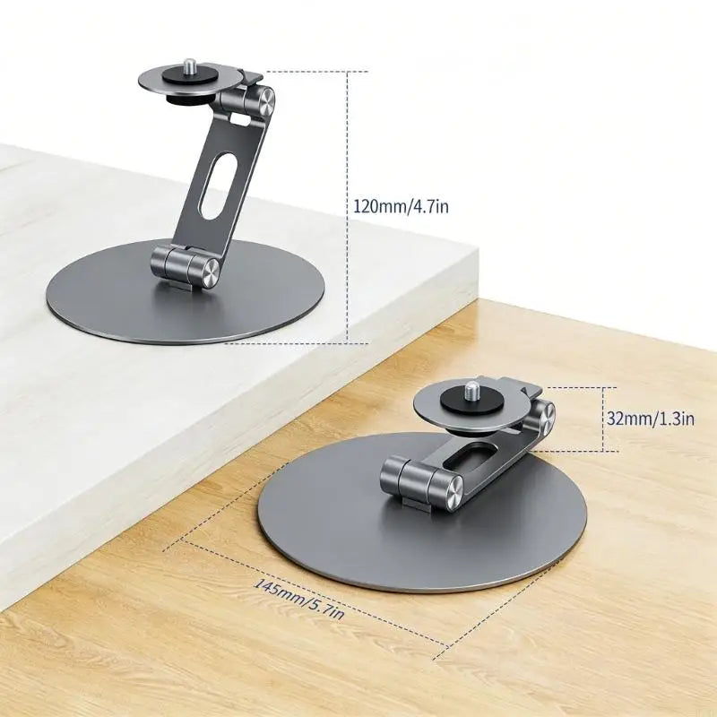 360Degree Rotating Foldable Desktop Projector Stand 1/4 Thread Mount for Projector Portable Use Angles Adjustable K1KF Quake