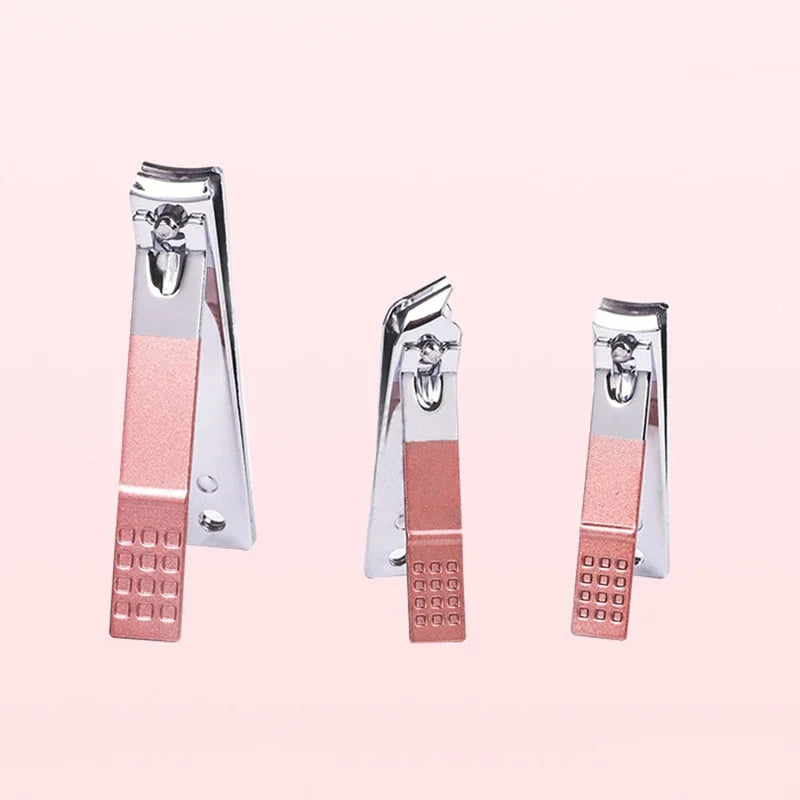 7/10Pcs Rose Gold Stainless Steel Manicure Tool Kit Nail Clippers Pedicure Knife Scissor Tweezer Manicure Tool Suit Quake