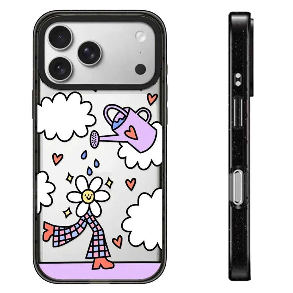 6090817 Impact Black Border Magnetic Phone Case Cover for IPhone 12 13 14 15 16 17 18 Pro Max Case Quake impact (MagSafe) iPhone 15 Pro