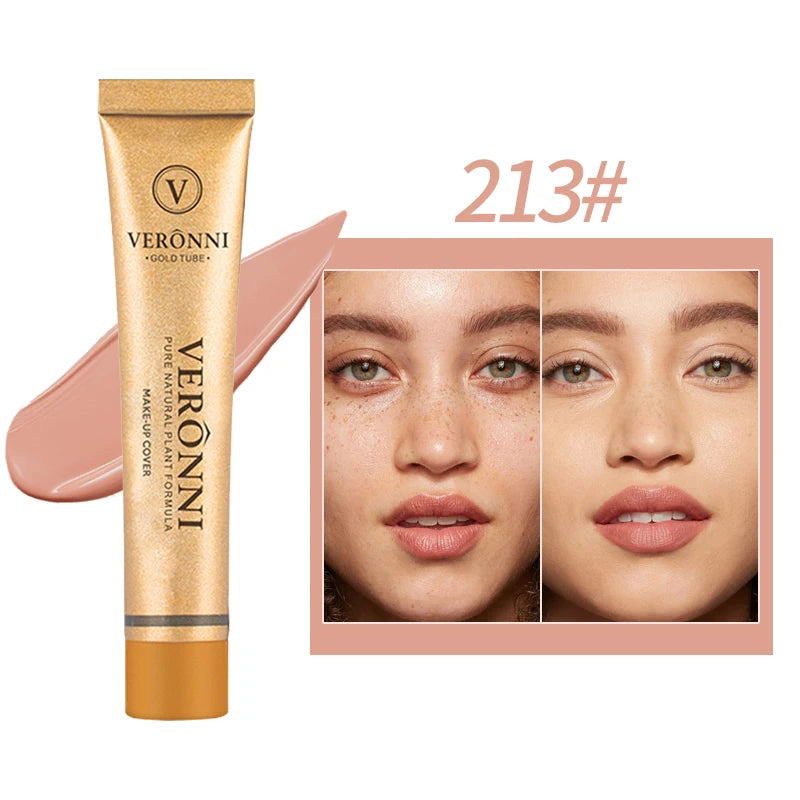 Long-lasting waterproof and sweatproof concealer with natural nude Maquiagem Liquid Concealer Beauty Face Cosmetics Makeup Base Quake 213