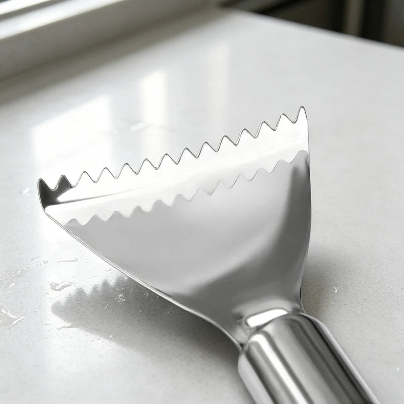Manual Stainless Steel Fish Scale Scraper Portable Fish Skin Remover Practical Household Kitchen Seafood Cleaning Tool Quake