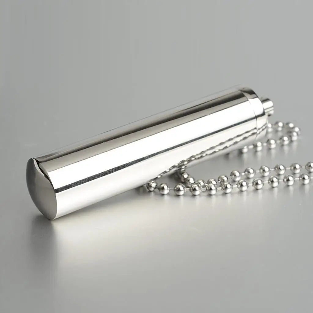 Memorial Keepsake Capsule Pendant Stainless Steel Openable Ash Pill Filler Kit Necklace for Keepsake Quake