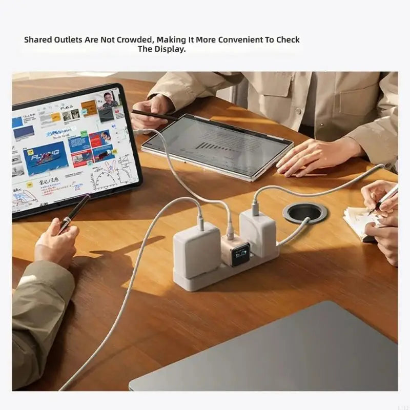 45W USB C Chargers With AI Intelligent Screen Display Universal For Phone 17 16 15 Tablet Type C Fast Charging Block K1KF Quake