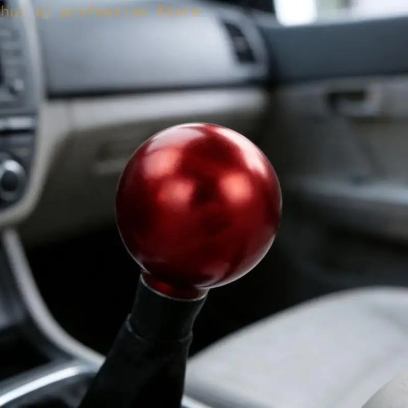 Universal Ball Shifter Knob Anodized Aluminum Ergonomic Design for Enhances Grip Easy Installation on Manual Automatic H8WE Quake