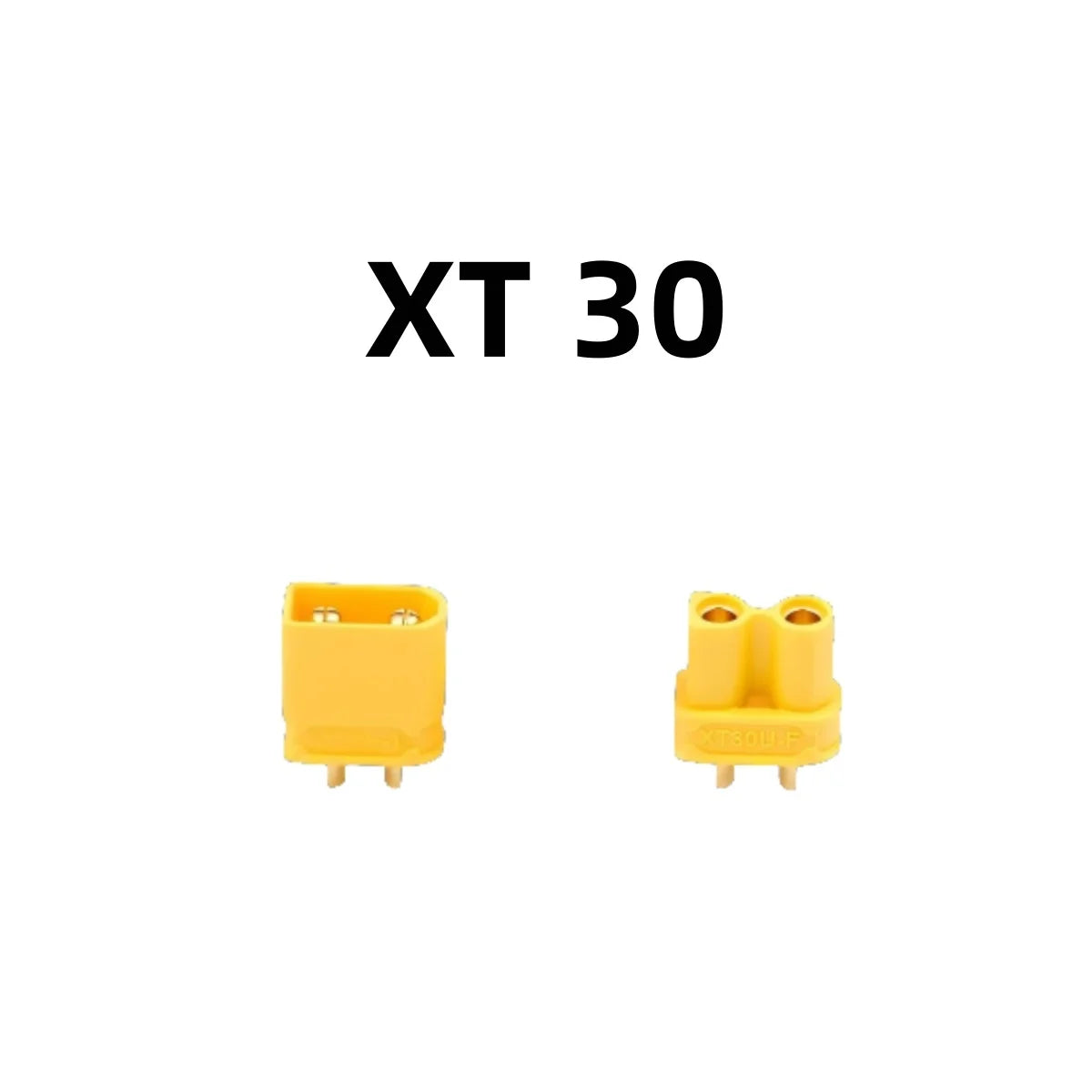 XT Series XT30U XT60 XT90 Connector Plug Bullet Welding Terminal Suit for RC Quadcopter Multicopter Aircraft Accessories Quake XT30U 1pair 50 pieces
