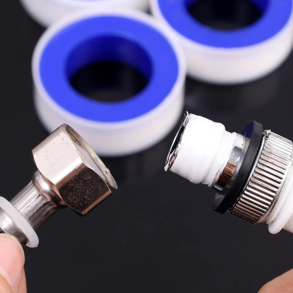 30/1PCS Pipe Leak Proof Sealing Tape Sink Drain Pipe Thread Duct Tapes Plumbing Fitting Repair Tool Waterproof PTFE Sealant Tape Quake
