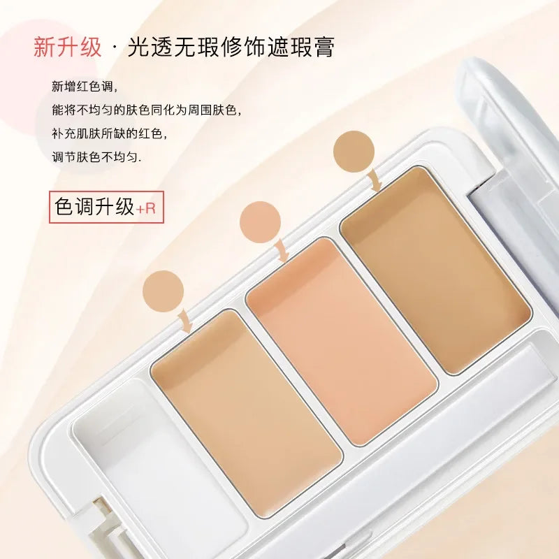 Two-Color Liquid Concealer Light Flawless Retouch Waterproof High-Gloss Makeup for Brightening Dark Circles And Acne Coverage Quake