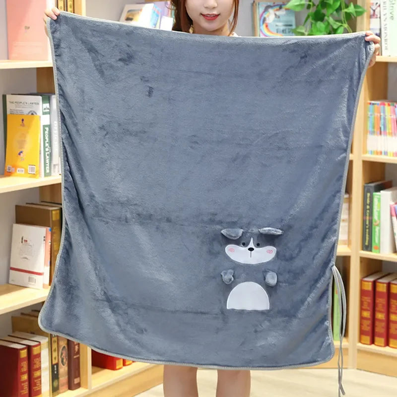 vvocci Baby Blankets Warm Fleece Thermal Newborn Soft Stroller Sleep Cover Cartoon Beanie Infant Bedding Swaddle Kids Bath Towel Quake
