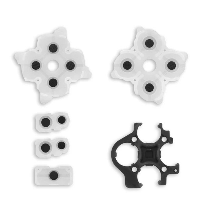Soft Rubber Silicone Conductive Adhesive Button Pad Keypads Compatible for PS5 Game Controller Repair Replacement Parts K1KF Quake
