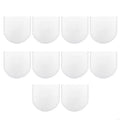 Record Album Cover Outer Sleeves Polyethylene Arched 12in Storage Guards for Dust Control, Shelf Sorting and Daily Access K1KF Quake 10 pieces CN