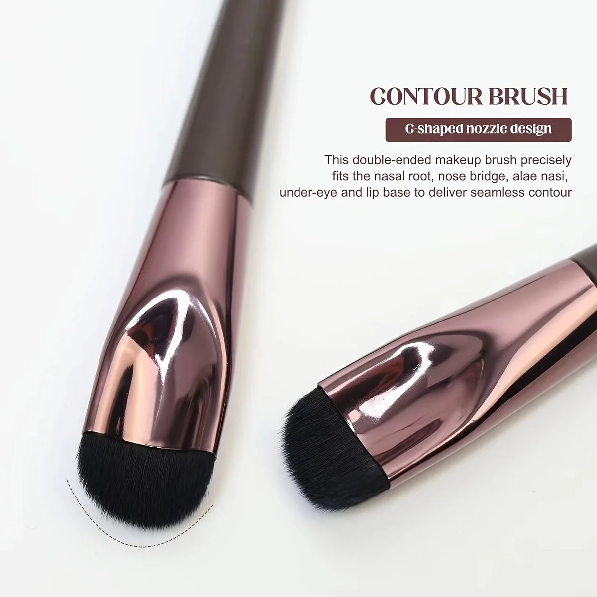 C-Shaped Makeup Brush, Makeup Is Quick And Easy, Contour & Highlight Brush, Suitable for Beginners Quake