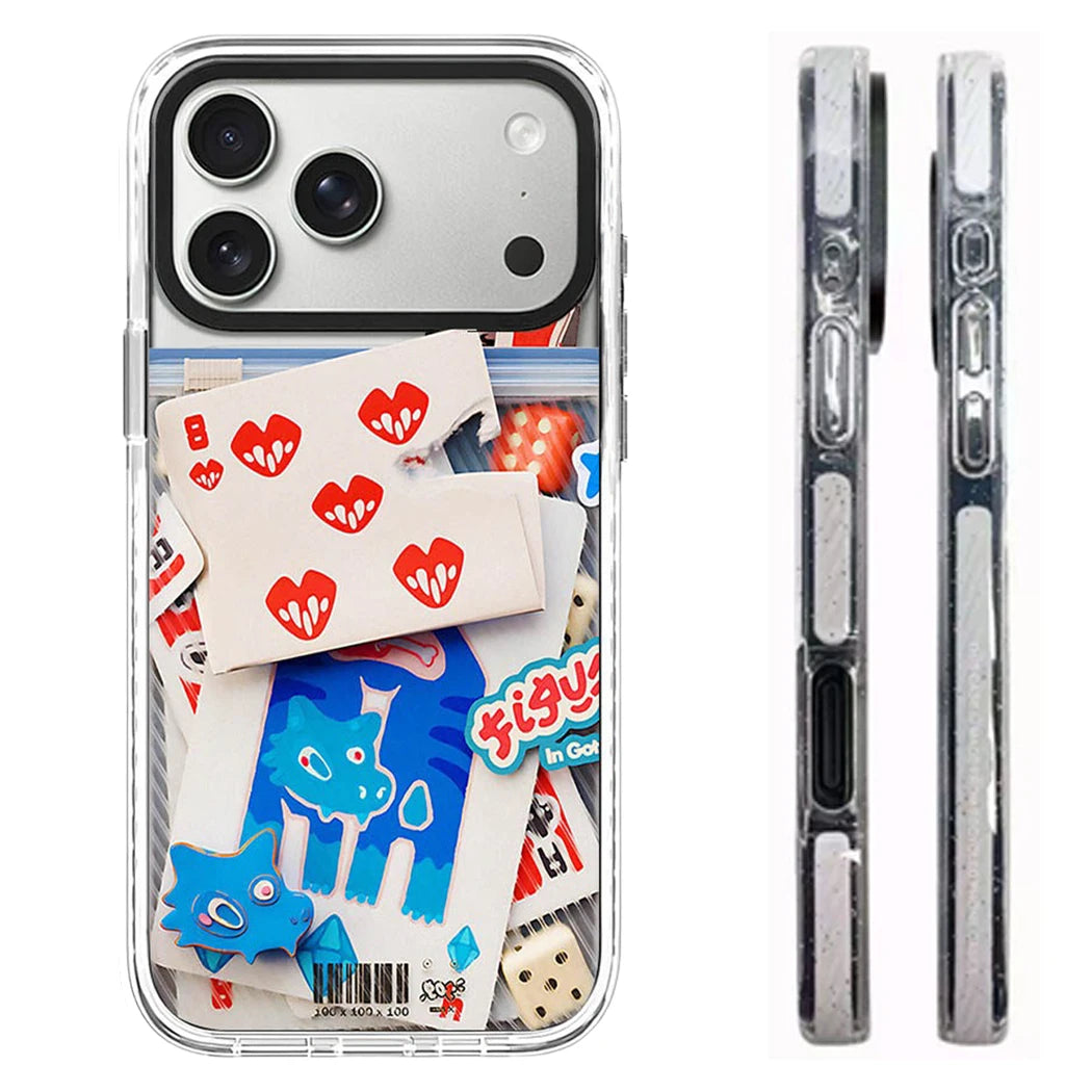 6090633 White Border Magnetic Case: Compatible with IPhone 18 17 16 15 14 13 Pro Max 18Pro Quake