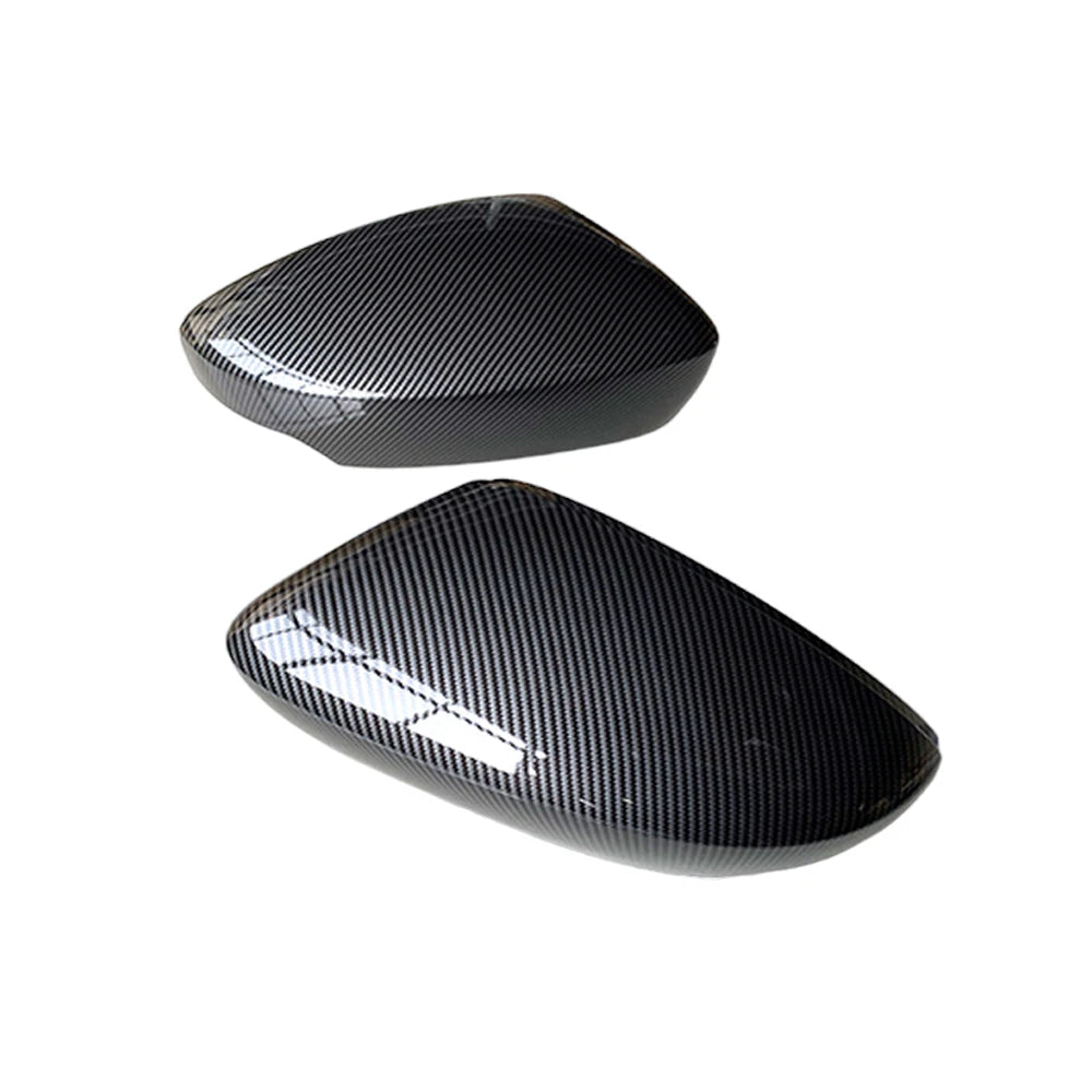 For Skoda Fabia 2014-2019 Rapid 2017-2020 Replacement Car Rearview Side Mirror Cover Wing Cap Exterior Door Rear View Case Trim Quake Carbon