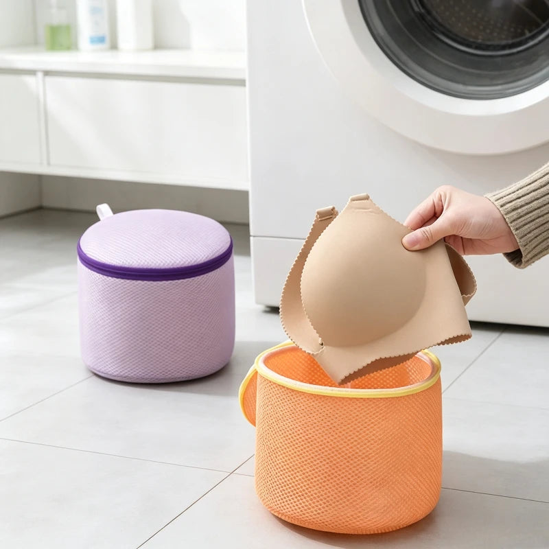 Round Anti-deform Bra Laundry Mesh Bag Special Washing Protector for Underwear Lingerie Household Washing Machine Accessory Quake