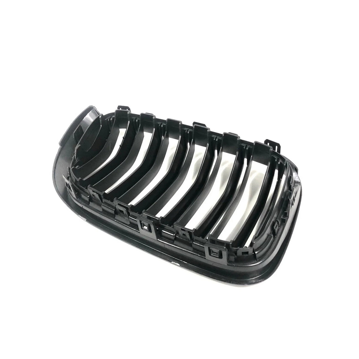 For BMW X3 F25 X4 F26 2014 2015 2016 2017 Double Line Car Grille Front Bumper Sport Kidney Racing Grill Black Replace Parts Auto Quake