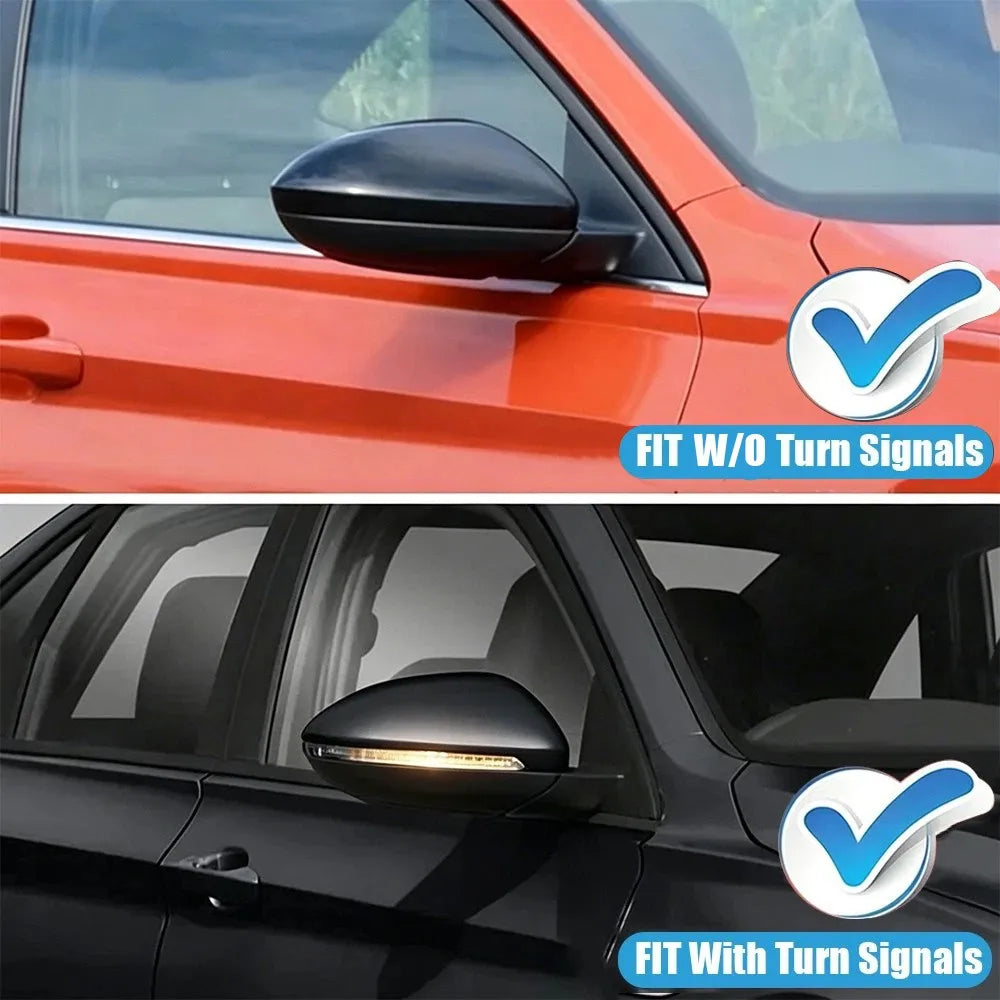 For VW Jetta 2019-2025 1x Left Right Side Rearview Door Mirror Housing Frame Bezel Trim Ring 17A857601 17A857602 Car Accessories Quake