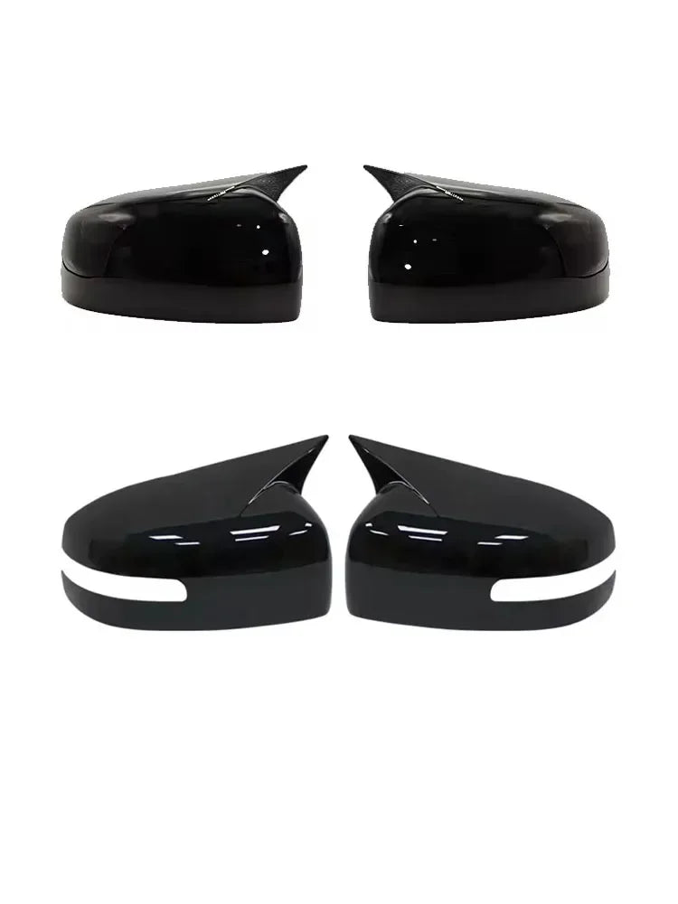 For Mitsubishi Space Star 2018-2024 Car Sticker Rearview Side Mirror Cover Wing Cap Exterior Door Rear View Case Trim Carbon Quake