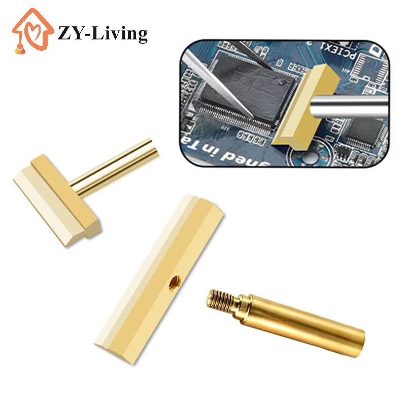 1Pcs Spade-shaped Aoldering Iron Tip 10.5-40mm Width, Suitable For 936-937-8898-8586-888D Series Soldering Iron Welding Tools Quake
