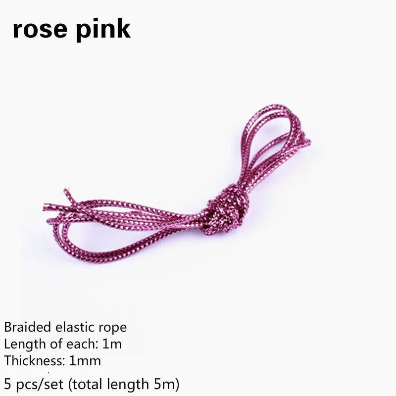 Shimmer Stretchable Braiding Hair Strings – 5m African Braid Rope