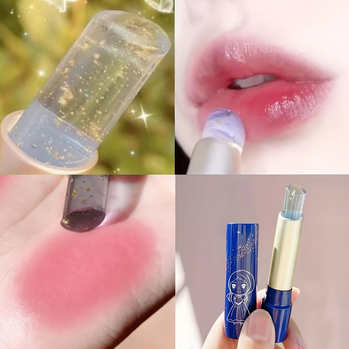 Magic Jelly Lipstick Color Changing Long Lasting Lip Gloss Waterproof Red Lip Stick Makeup Girls Cute Cosmetics Quake