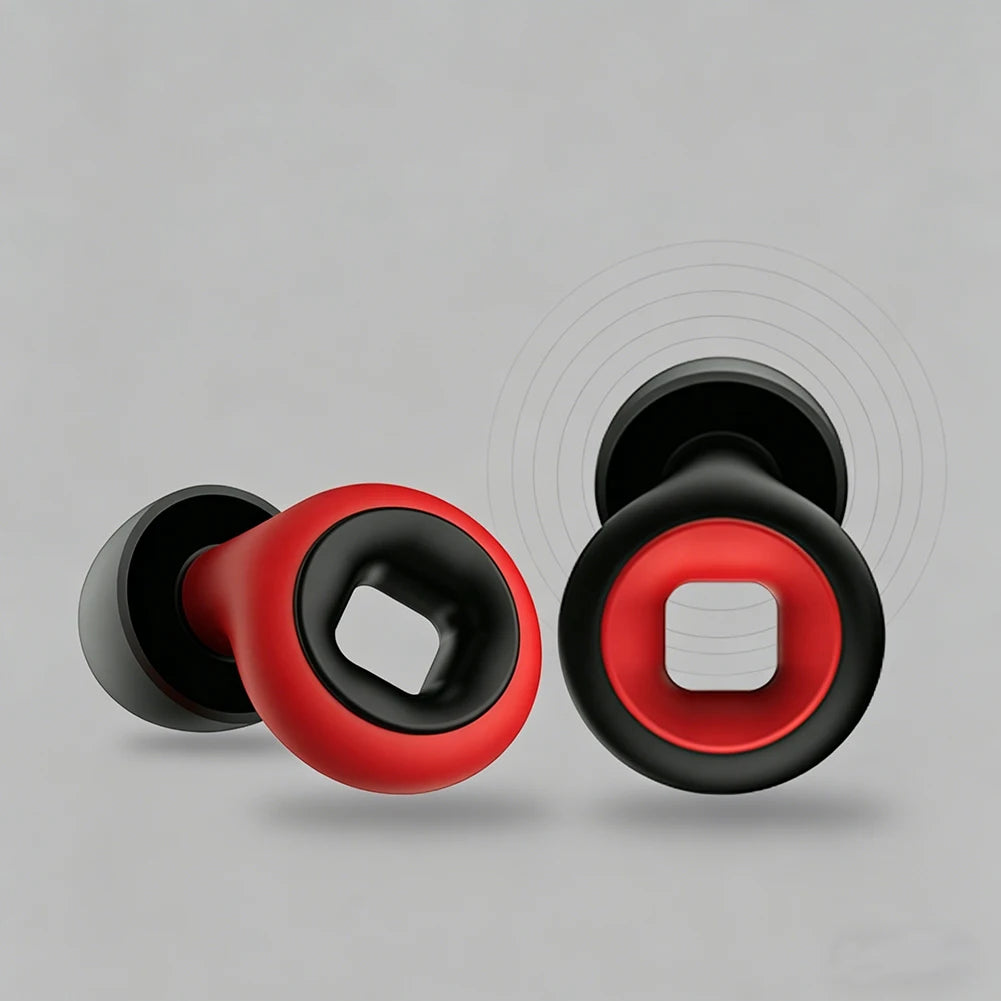 Ear Plugs for Sleeping, 25dB Noise Reduction Reusable Soft Silicone Earplugs for Snoring, Side Sleepers, Concerts, Travel, Work Quake