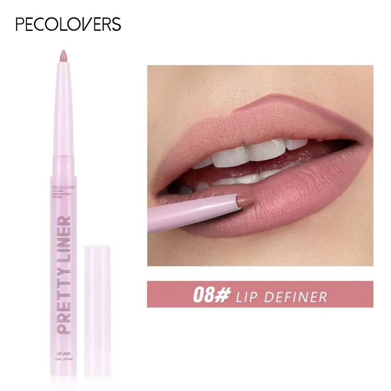 Purple Lip Line Pen Waterproof, Pollution -proof, Durable, Will Not Drop, Lasting Lip Line Pen, Lip Cosmetics Lip Pencil Quake 08