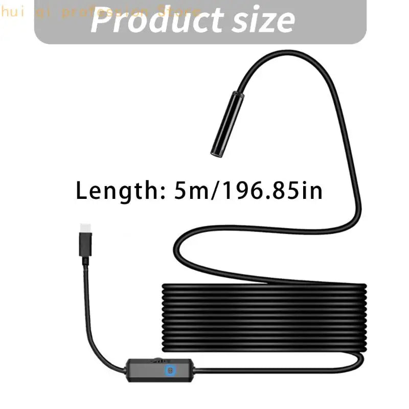 Phone Screen Endoscope Camera with 6 LED Beads for DIY Checks H8WE Quake