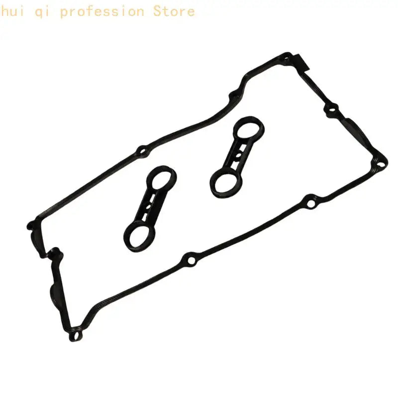 Perimeter Gasket and Inner Gasket Set for E46 E87 E90, 3 Piece Rubber Engine Valves Cover for Maintenance, Cover Service Quake CN