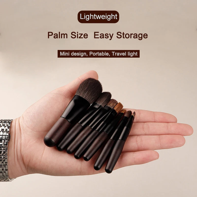Mini Cosmetic Brushes Set Professional Makeup Brush Beauty Soft Hair Foundation Concealer Eyeshadow Powder Brushes For Women Quake