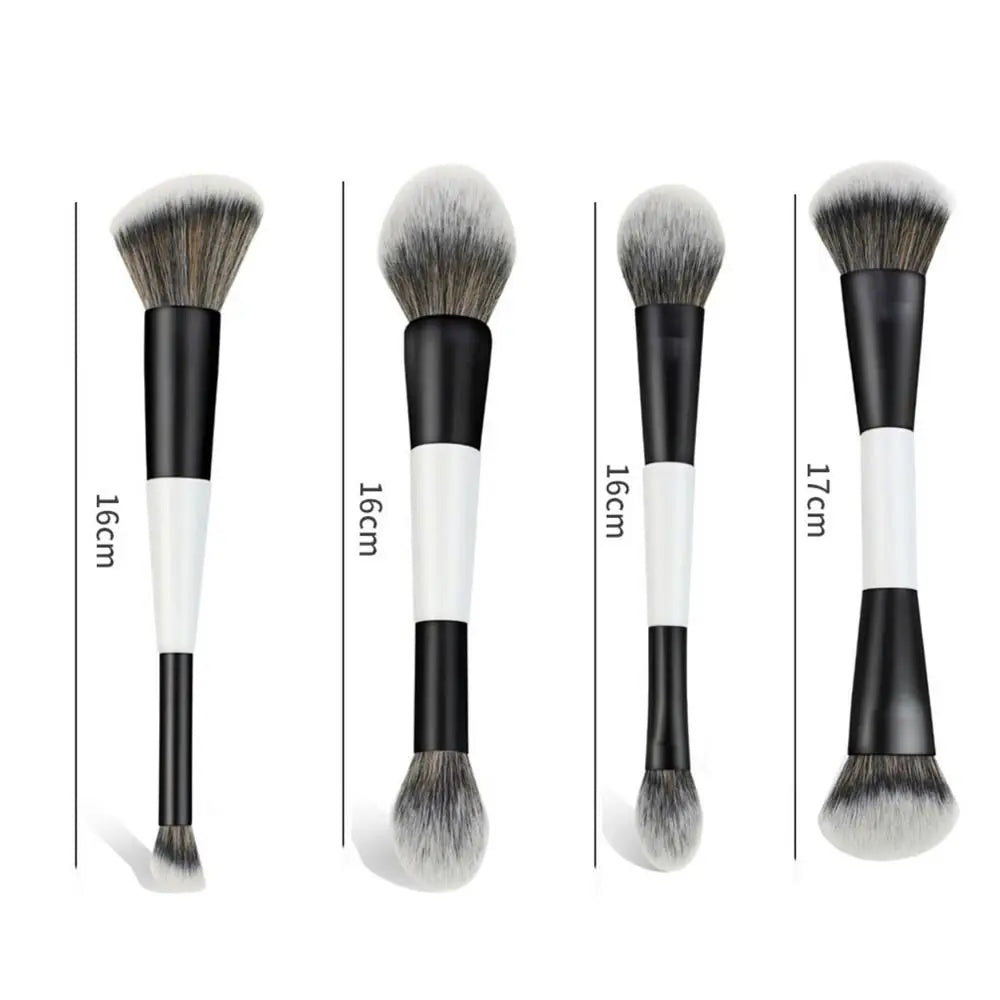 New Dual-Ended F4 Contour Face Brush Multi-purpose Cosmetic Beauty Makeup Brushes High Coverage Powder Blush Brush Makeup Tools Quake