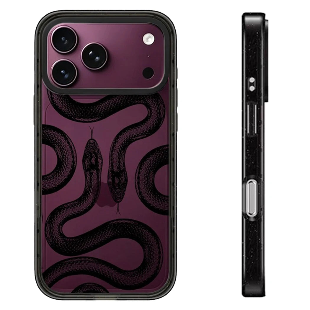 6091738 Impact Black Border Magnetic Case: Compatible with IPhone 18 17 16 15 14 13 Pro Max 18Pro Quake impact (MagSafe) iPhone 13