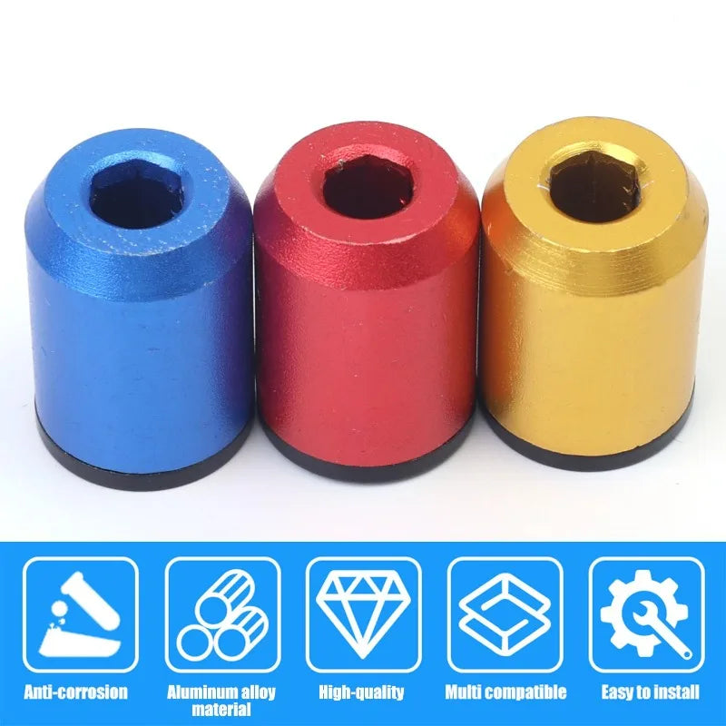 Magnetic Screw Rings Screwdriver Bits Aluminum Alloy Magnetizer 6.35mm Hex Shank Screw Bit Magnetizer Woodworker Power Tool Part Quake