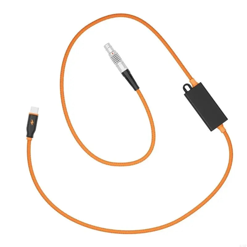Bidirectional Type-C Power Cable for 2Pin Equipment with Data Transfer, Aluminum Metal Housing, and Integrated Retention K1KF Quake