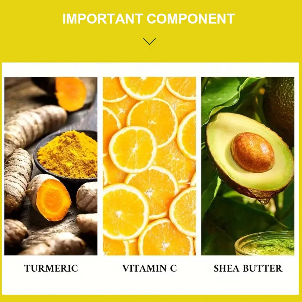 YOUNGCOME Turmeric+Vitamin C Moisturizing&Firming face cream，Skin feels，Skin looks visiblyyounger，Repairs dry skin Quake