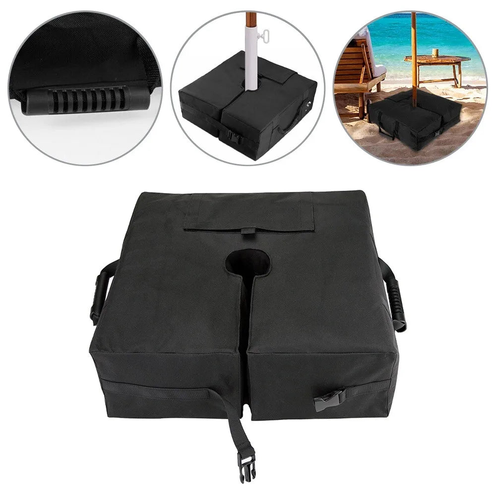 Outdoors Beach Wind-Proof Detachable Tent Accessories Fixed Sandbag Umbrella Sandbag Parasol Base Stand Sun Umbrella Base Quake