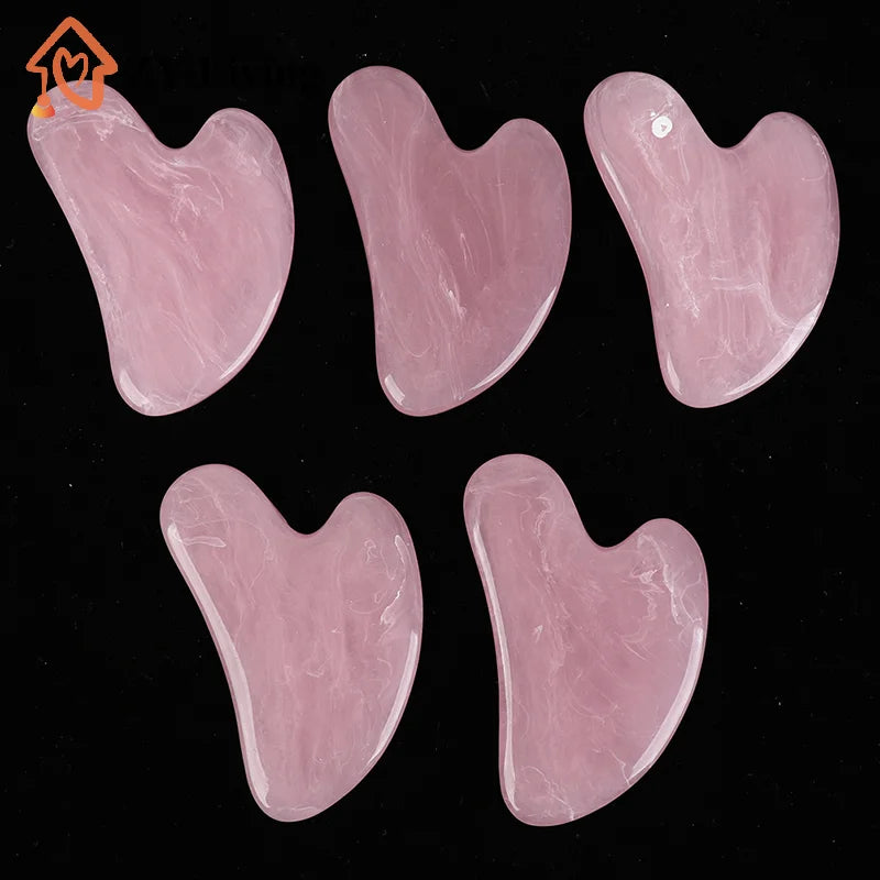 1PCS Guasha Scraping Massage Scraper Face Massager Acupuncture Gua Sha Board Quake