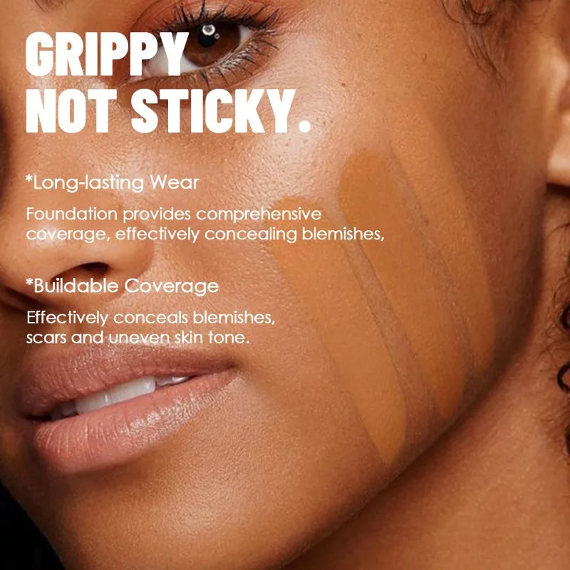 Facial Liquid Foundation 30ml High Coverage Waterproof and Sweatproof Concealer Makeup Foundation Liquid Foundation Makeup Quake