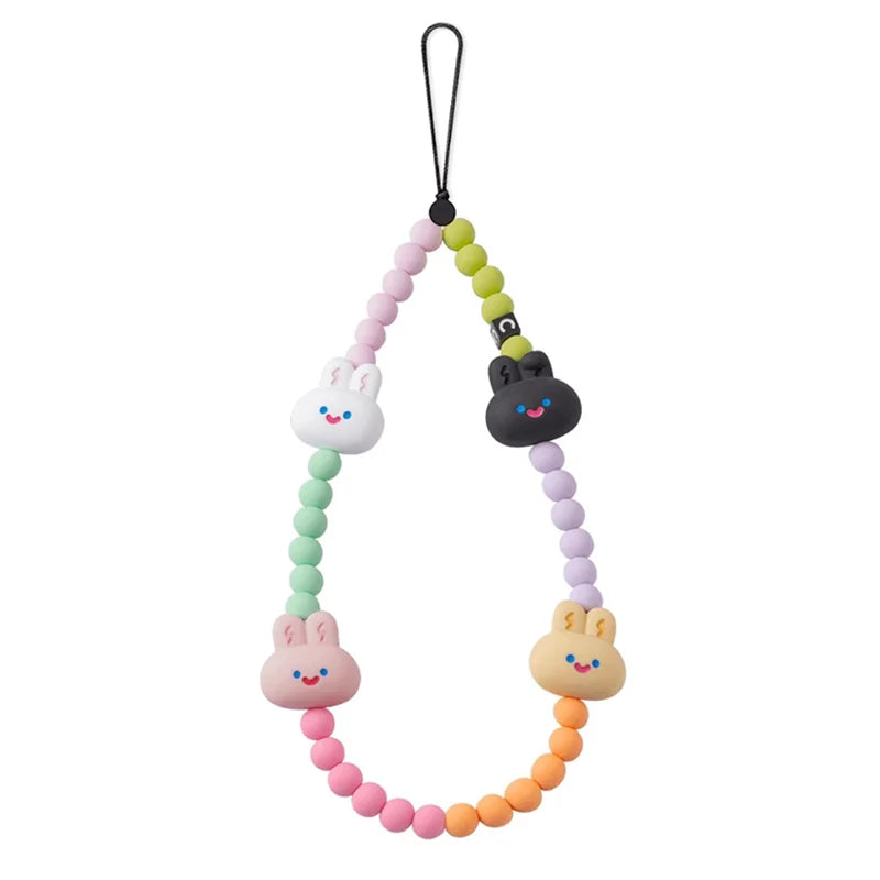 Silicone Knot Phone Charm | Heart Cherry Apple | iPhone & Galaxy